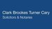 Clark Brookes Turner Cary Solicitors Logo